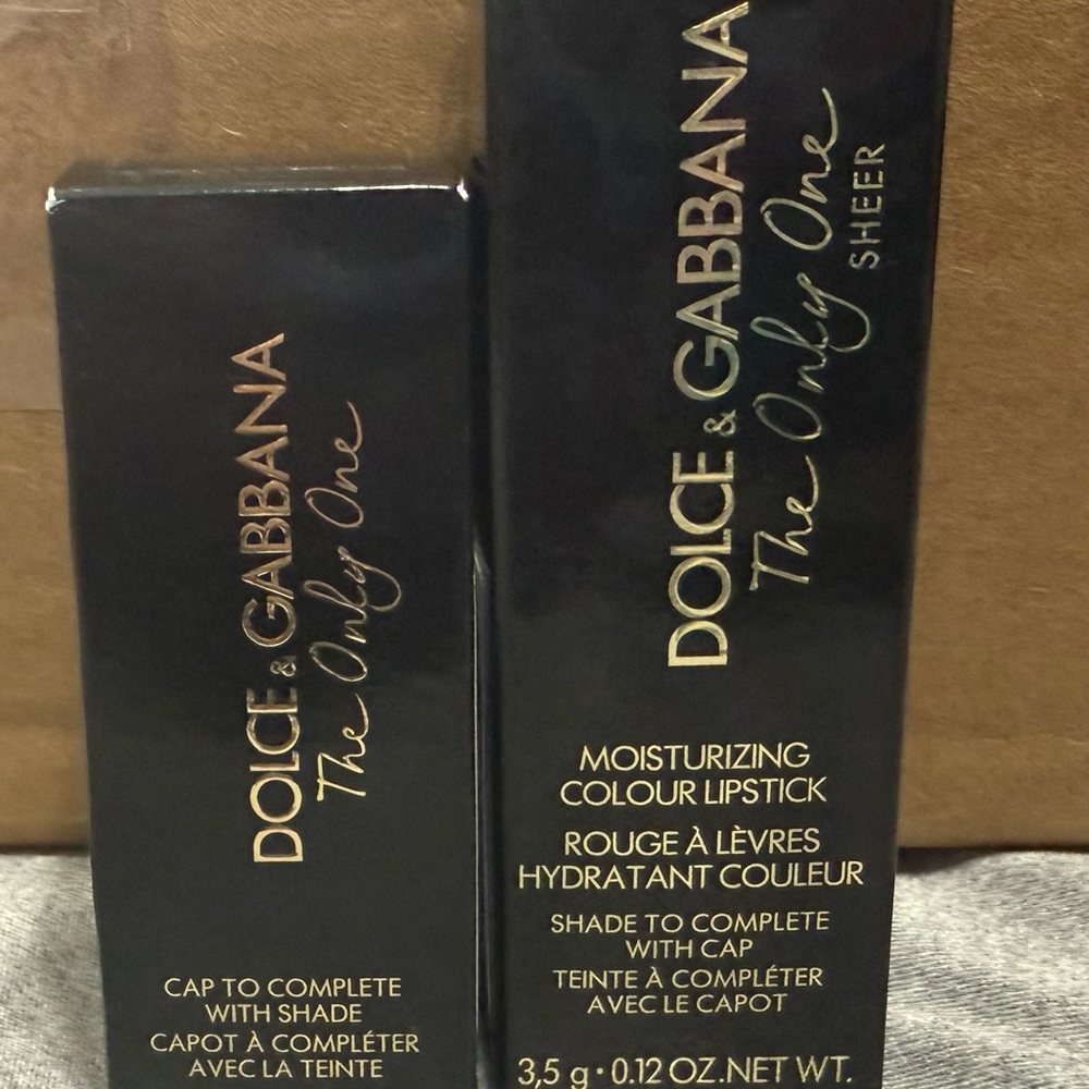 Dolce & Gabbana The Only One Sheer Lipstick #245 and Cap in Animalier
